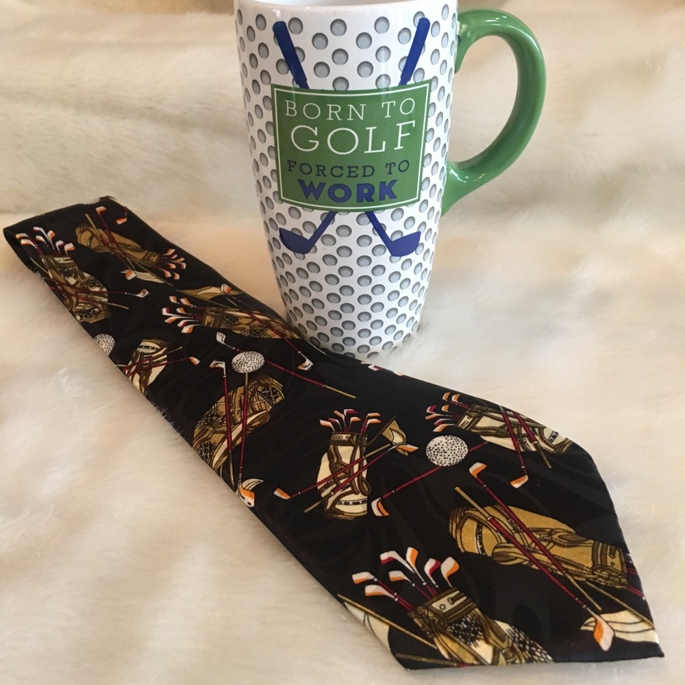 Fratello Handmade Golf Tie and Golf Mug